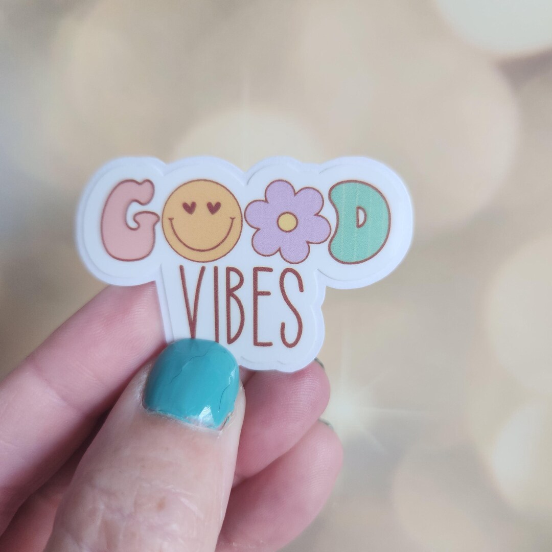 Good Behavior Smile Sticker Good Vibes Sticker, Smiley Face, Waterproof Vinyl Decal - Etsy