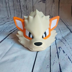 Arcanine-inspirerad handkontrollhållare | Legendarisk Fire Pokémon-spelställ bild 4