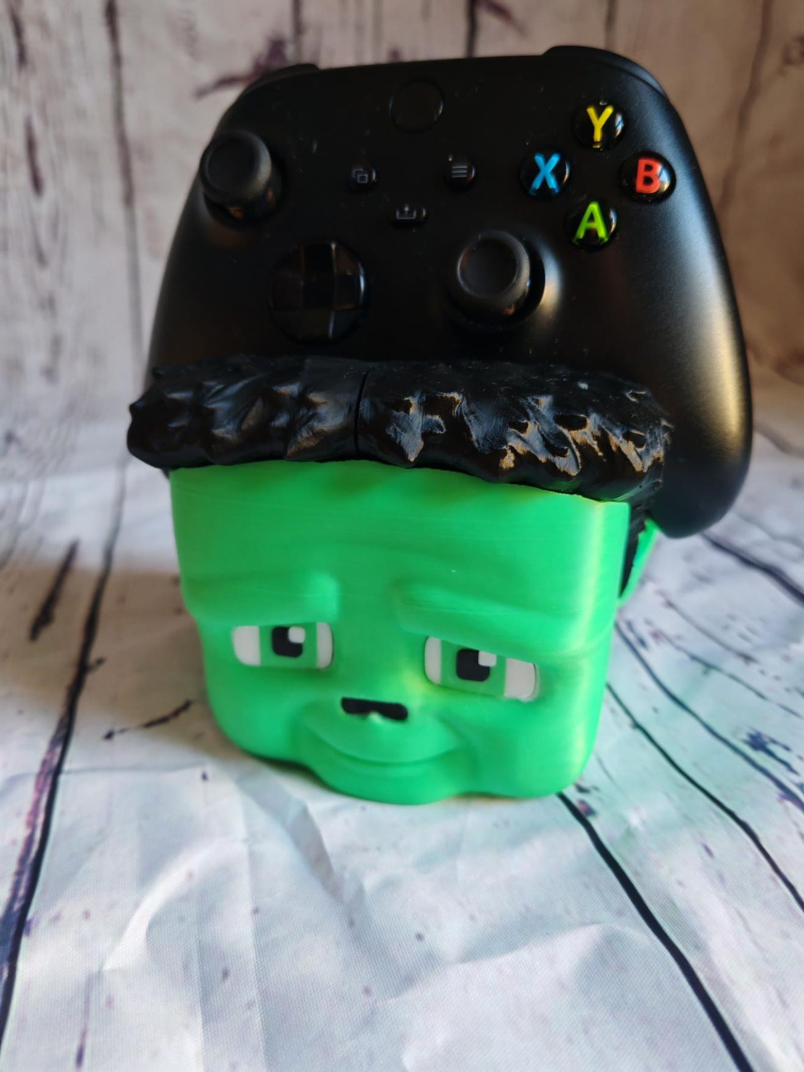 Baby Zombie Inspired Controller holder/Minecraft Movie Prop