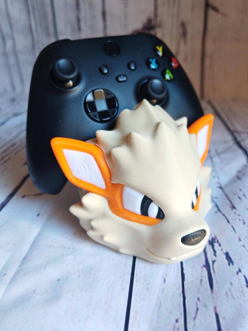Arcanine-inspirerad handkontrollhållare | Legendarisk Fire Pokémon-spelställ bild 3