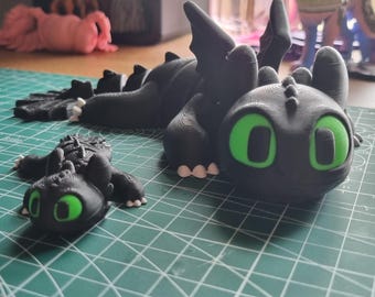 Dragãozinho Banguela Articulado, Brinquedo Anti-Stress