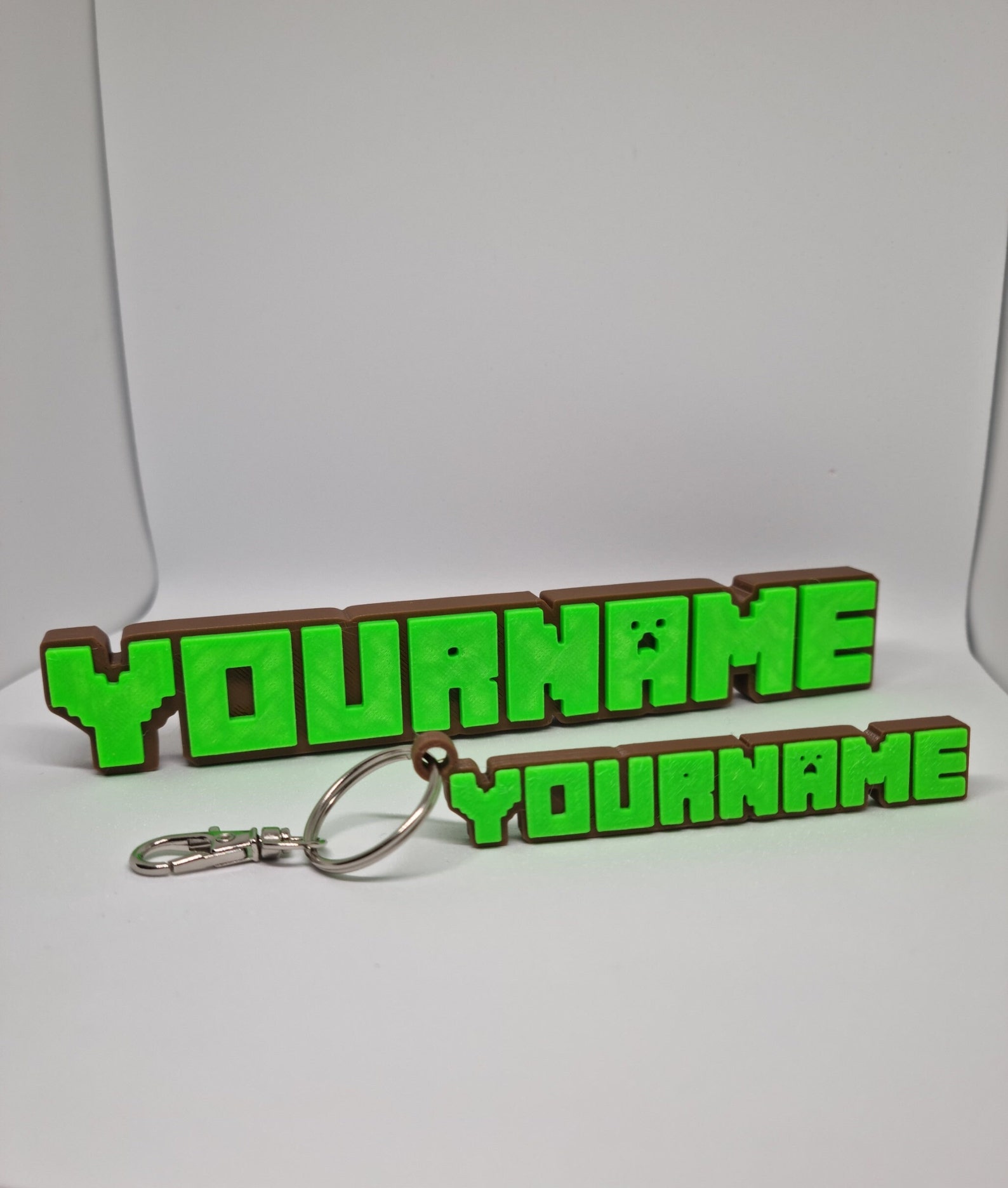 Minecraft Custom Name Sign, 3D Printed Gamer Gift, Room Decor
