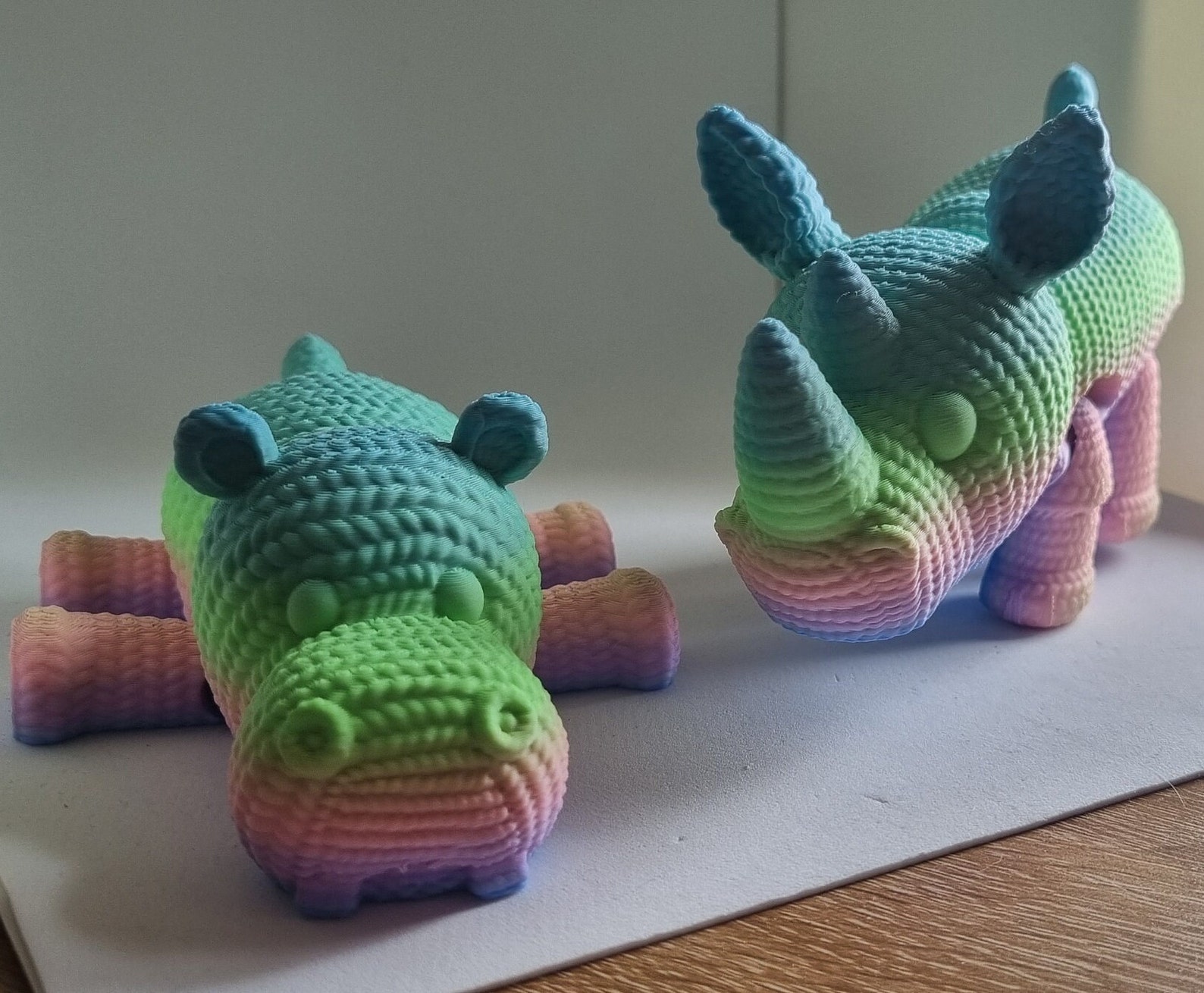 3D Printed Crochet-Style Animal Fidget Toy - Articulating Sensory Toy