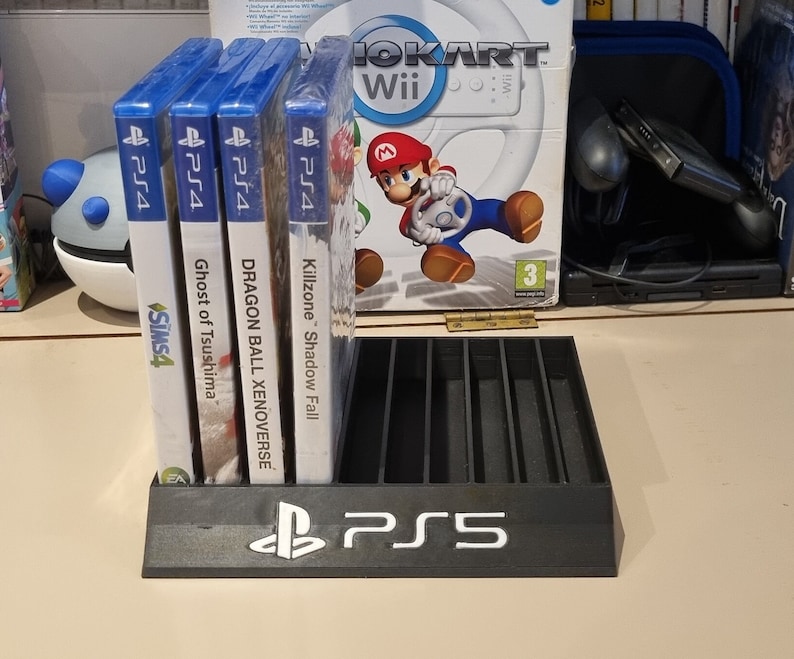 PS5-spelhållare, modernt displayställ bild 1