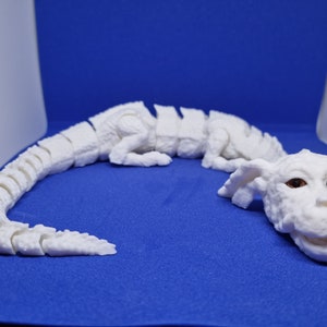 Falkor Luck Dragon / The Neverending Story / Articulated / 3D Printed Toy / Flexi Toy