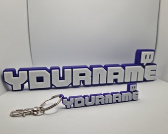 Aangepast Twitch-naamplaatje, 3D-geprinte streamer kamerdecoratie