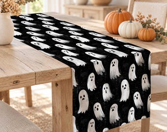 Halloween Tabletop,Spooky Table Runner,Haunted Tablecloth,Scary Table Decor,Housewarming Halloween Home Decor