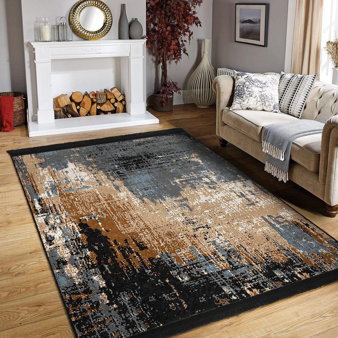 Decorative Area Rug,minimalist Rug,modernist Carpet,abstract Mat,anti ...