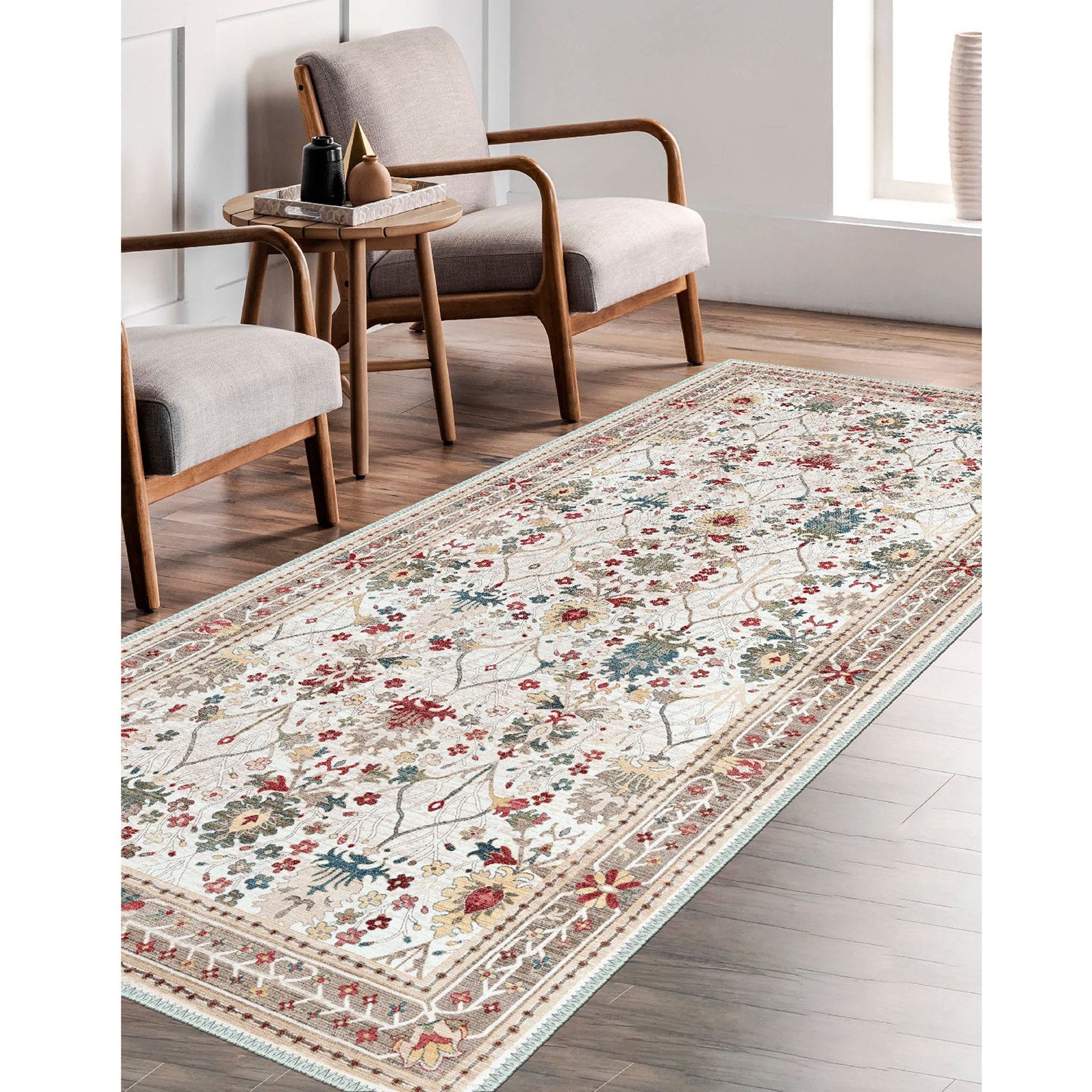 Tile Pattern Rug,floral Kilim Design Turkish Rug,ethnic Machine ...