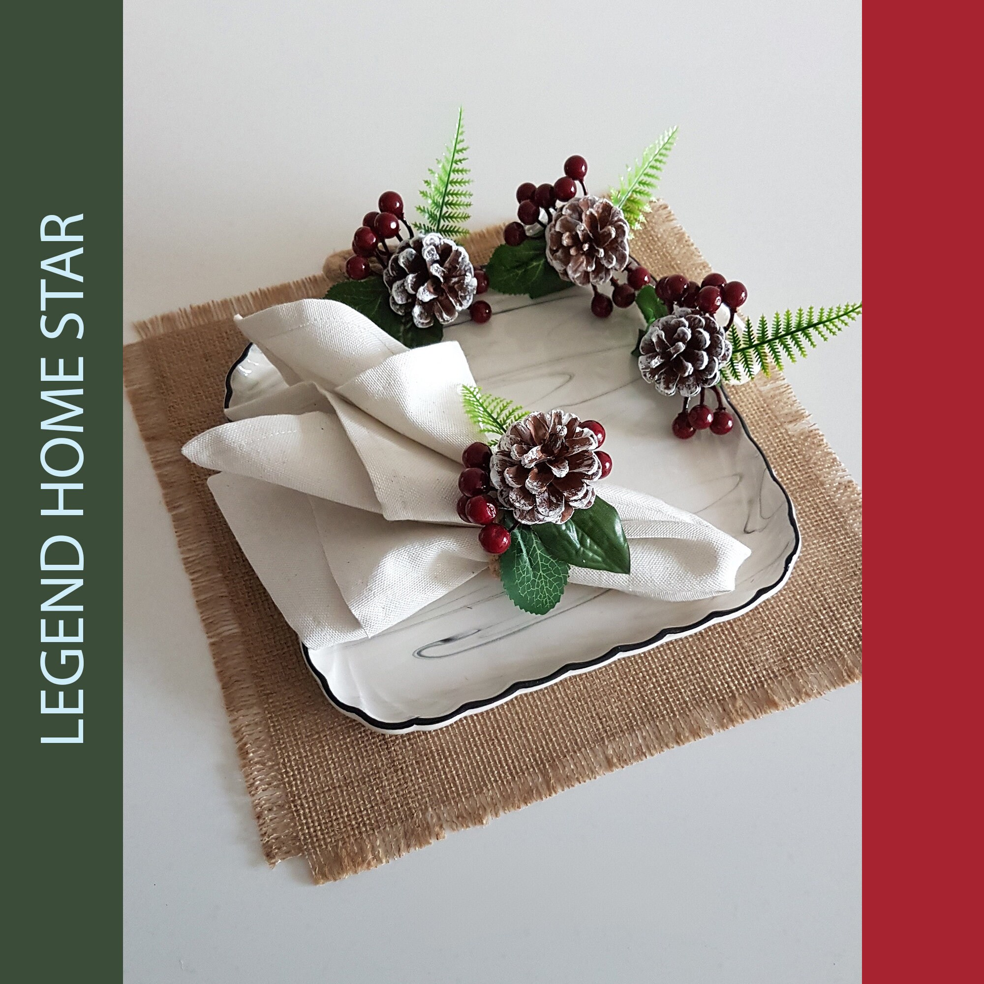 Xmas Napkin Holder Etsy