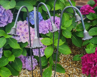 Handmade Metal Bluebell Flowers | Garden decor | Steel Wildflowers | Rustic Floral Gift