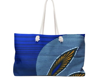 Weekender Tasche WAX PRINT, Afrikanisches Design, Besondere Geschenke, Unikat