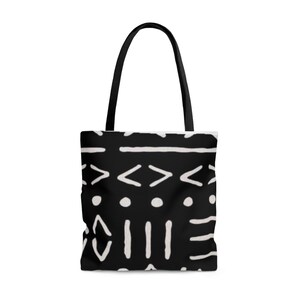 AOP Tote Bag BOGOLAN PRINT African design, Perfect and Special gifts. Feel different and unique!