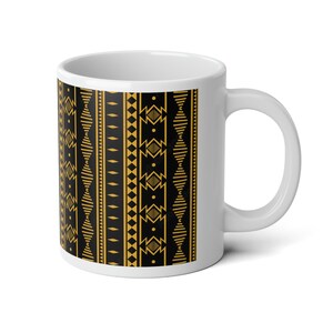Jumbo Mug, 20oz BOGOLAN PRINT African design, Perfect and Special gifts. Feel different and unique!