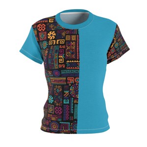 Women&#39;s Cut & Sew Tee (AOP) afrikanisches geometrisches, afrikanisches Design, perfekte Geschenke, anders und einzigartig,