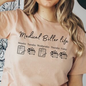 Medical Biller Shirt, Funny medical biller shirt, Dumpster fire day, Gift for healthcare worker, Medical billing&coding, Bad work day tee