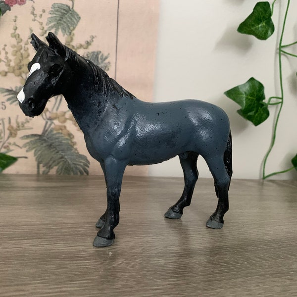 Custom blue roan stallion