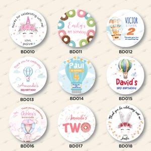 Custom Birthday stickers, gift Sticker, boy birthday stickers, Favor Stickers, Personalized Labels, Custom Labels, Stickers, girl birthday
