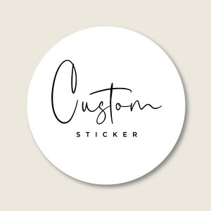 Personalize Custom stickers, Thank you stickers, wedding stickers, favors baby wedding birthday bridal shower bachelorette business logo,