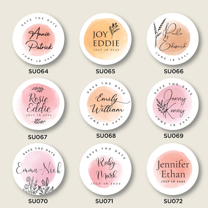 Custom stickers, Thank you stickers, wedding stickers, wedding favors, baby shower, birthday, bridal shower, bachelorette, business logo image 6