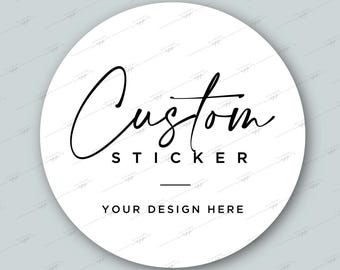 Personalize Custom stickers, Thank you stickers, wedding stickers, favors baby wedding birthday bridal shower bachelorette business logo,