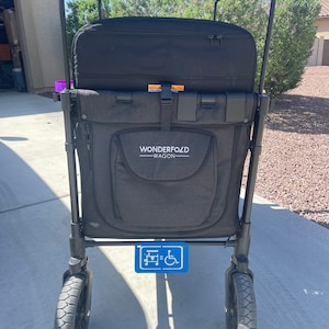 Wagon=Wheel Chair License Plate