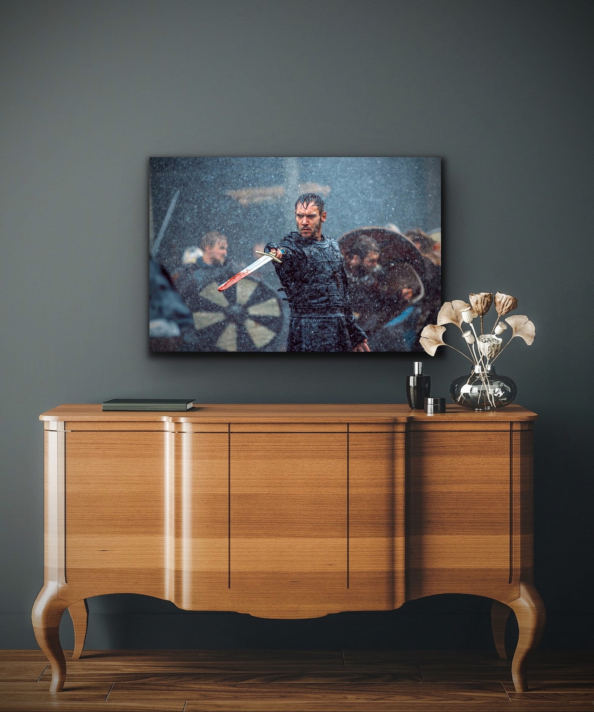Vikings Show Heahmund Rare Large Canvas Modern Contemporary Wall