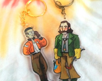 Disco Elysium, Harry & Kim / acrylic Charm keychain