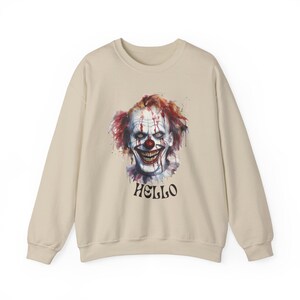 Hello, Unisex Crewneck Sweatshirt for Halloween