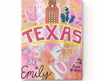 Custom College Canvas Painting