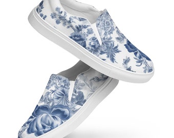 Toile De Juoy Chinoiserie Blue Floral Shoes