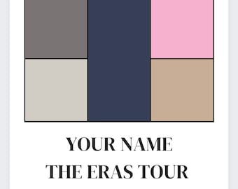 Make your own Eras Tour Digital Poster