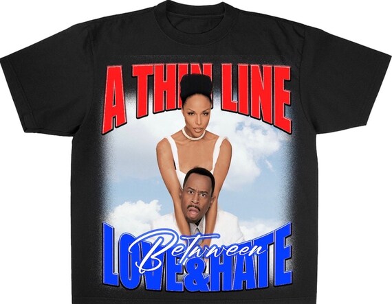 トップス raptee A Thin Line Between Love and Hate A Thin Line Between Love & Hate T-shirt - Etsy Canada