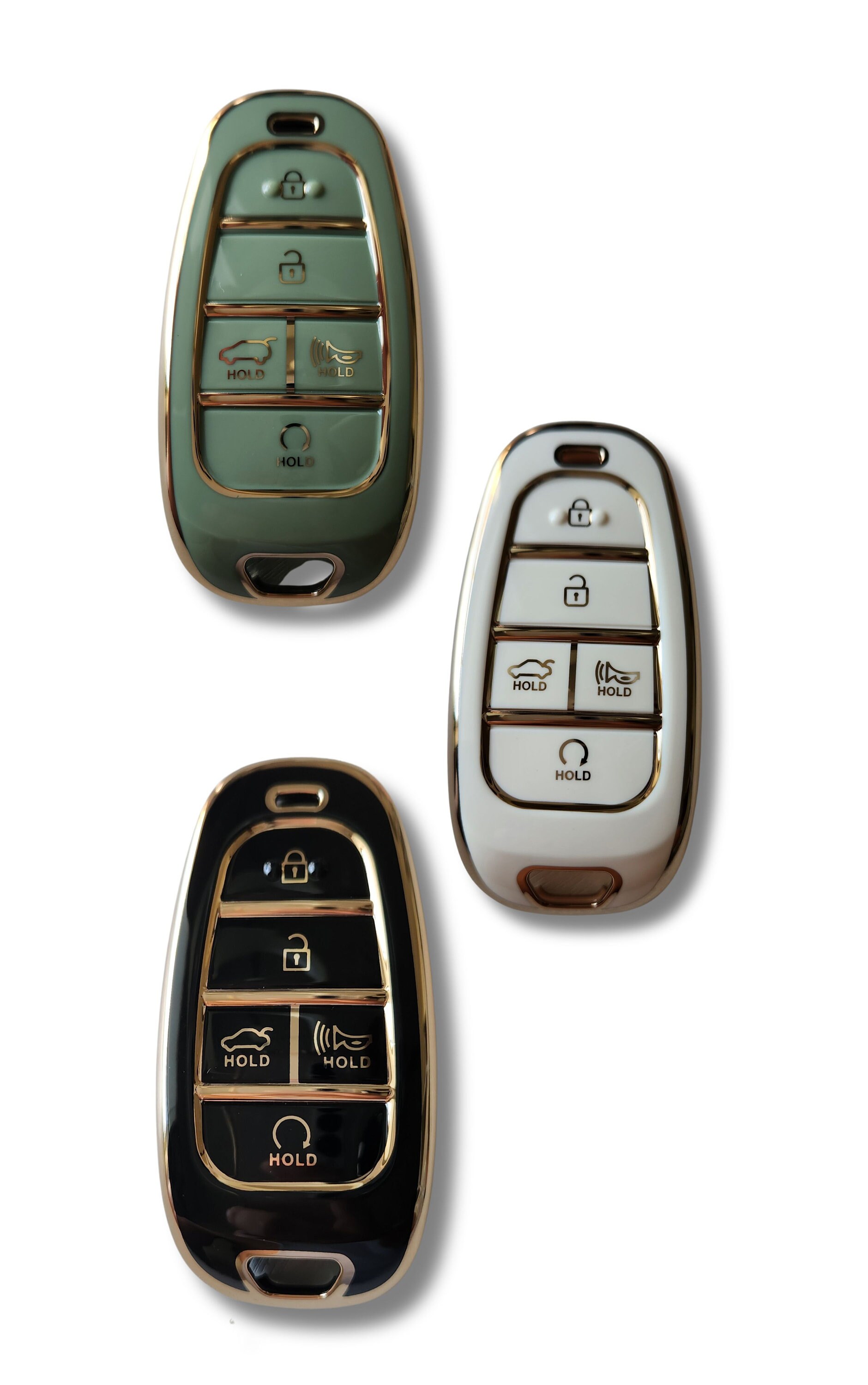 Kaufe TPU Auto Flip Key Case Cover Tasche Halter für Hyundai Sonata Tucson  Elantra Verna Solaris Ix35 IX45 IX25 I10 I20 I30
