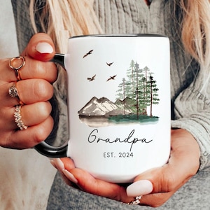 Grandpa mug Pregnancy Announcement Grandparent Mug New Grandma Gift nana mug Mother&#39;s Day Gift Christmas gifts for grandma and Grandpa mug