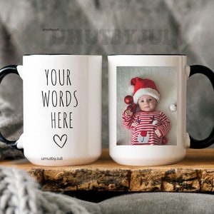 Custom Photo Mug Grandma Personalized Photo for Grandma Photo Mug Mom Mug With Photo and Text Personalized Photo Coffee Mug Picture Cup