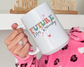 Engagement Gift, In my Engaged Era Mug Future Bride Gift Bridal Shower Gift For Her Friend Newly Engaged Bridesmaid Mug Engagement Mugs Mrs