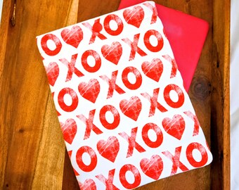 XOXO Kindle Sleeve Pouch: Valentine's Padded Kindle E-reader case, Fabric and Device Options