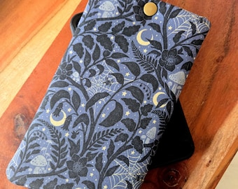 Mysterious Midnight Garden Boox Sleeve, Padded Boox Case with Snap, Fabric and Device Options