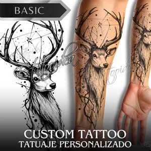 Custom Tattoo Design - Basic - Simple - 1 or 2 elements - Tattoo designer