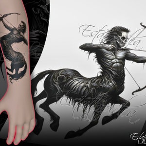 Tatuaż Strzelca | Projekt tatuażu Strzelec | Tatuaż ze znakiem Strzelca | Tatuaż dla Strzelca | Znaki zodiaku | symbol strzelca