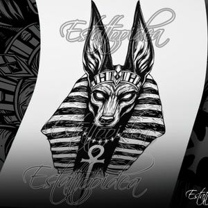 Anubis Tattoo | Anubis Tattoo Design | Anubis SVG | Egyptian Tattoos | God Anubis | Blackwork | Tattoo Designs | Anubis | Forearm tattoos
