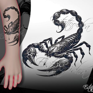 Scorpio tattoo | Scorpio tattoo design | Scorpio sign tattoo | Tattoo for Scorpio | Scorpion tattoo design | Zodiac symbols tattoos
