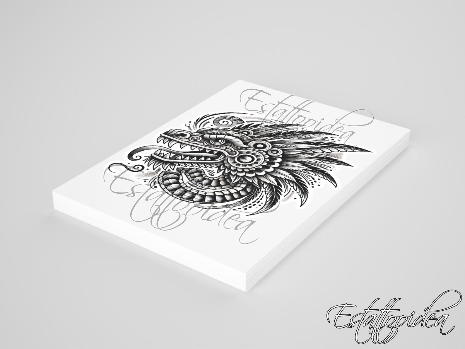 Quetzalcoatl Tattoo | Quetzalcoatl | Quetzalcoatl Tattoo Design ...