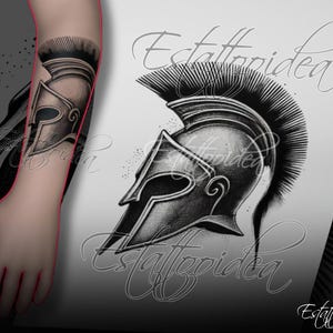 Spartan helmet tattoo | Spartan tattoo | Spartan tattoo design | Spartan warrior tattoo | Warrior tattoo | Spartan | Tattoo ideas | PNG