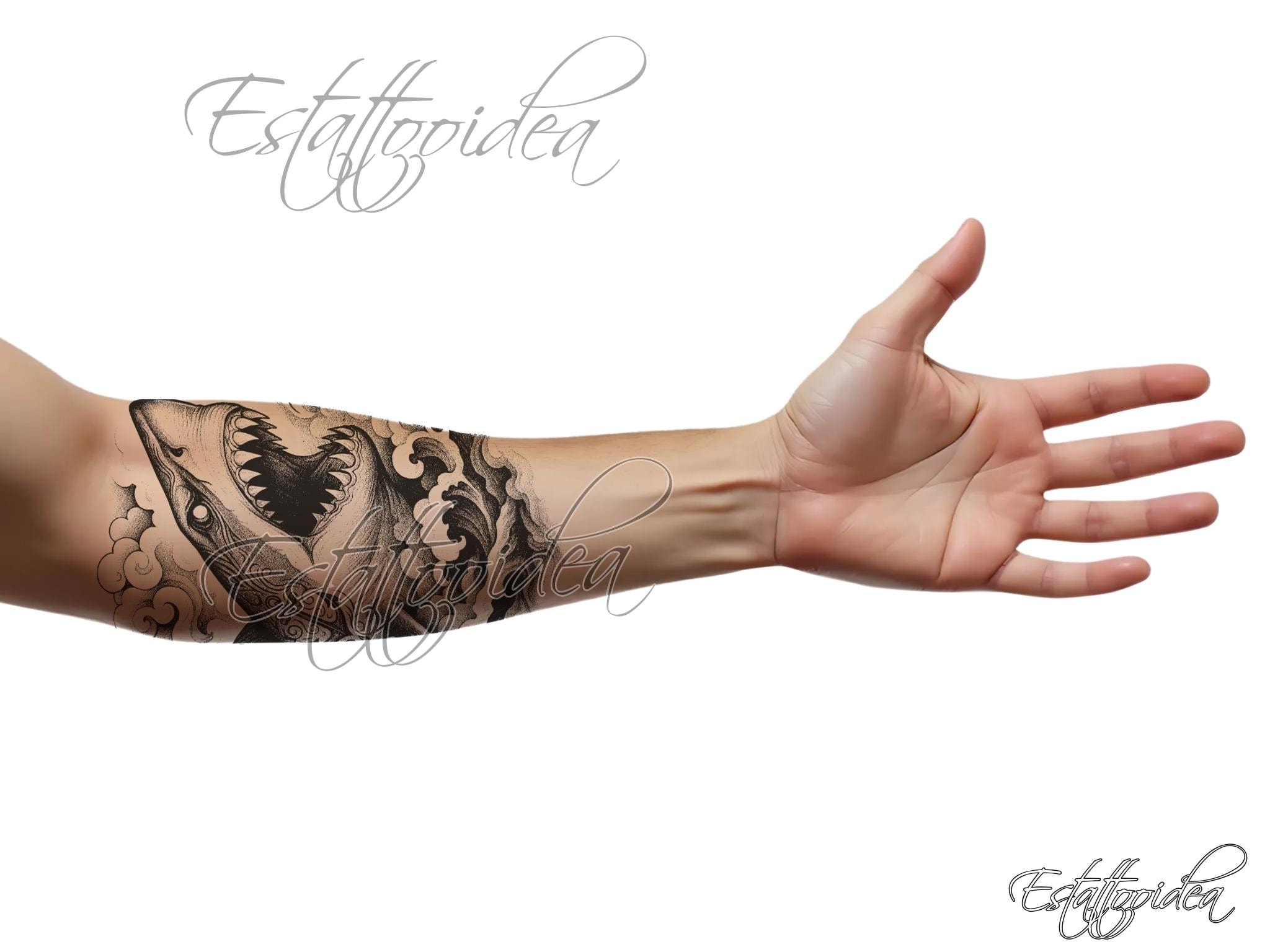 Shark Tattoo | Shark Tattoo Design | Dark Tattoo | Realistic Tattoo | Shark  Illustration | Tattoo for Men | Half Sleeve Shark Tattoo | SVG - Etsy New  Zealand, image size:2048x1536