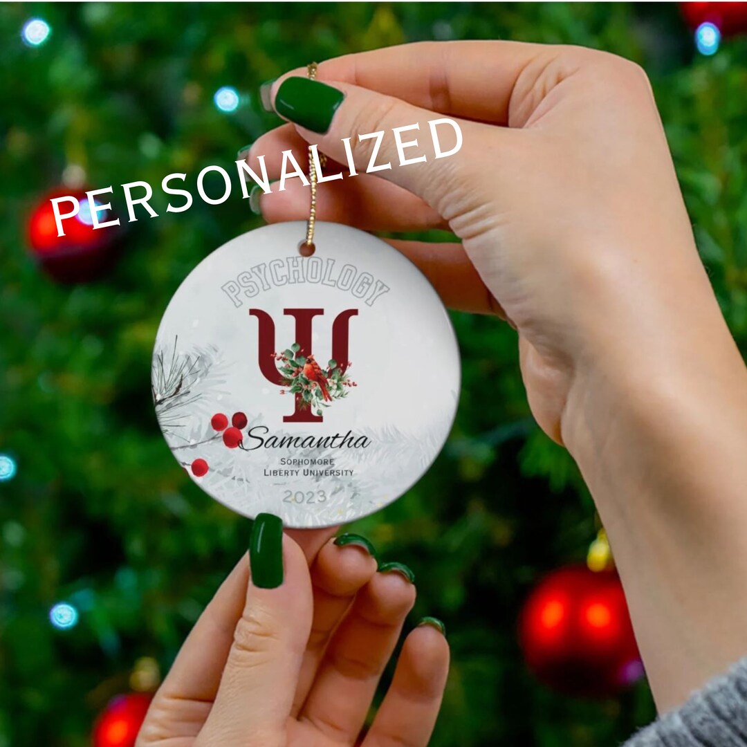 Psychology Gifts Personalized Christmas Ornament Custom Etsy