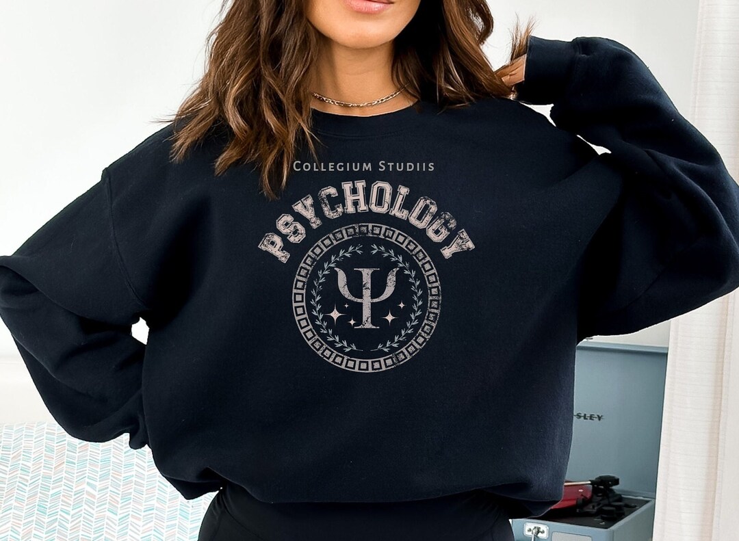 Psych Sweaters Psychology Major Trendy College Oversize Sweatshirt Psych Major ...