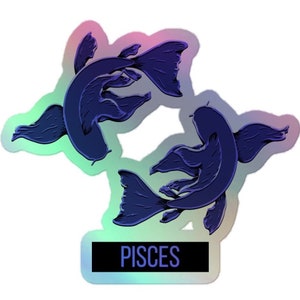 Astrology Star Sign Zodiac Holographic Stickers