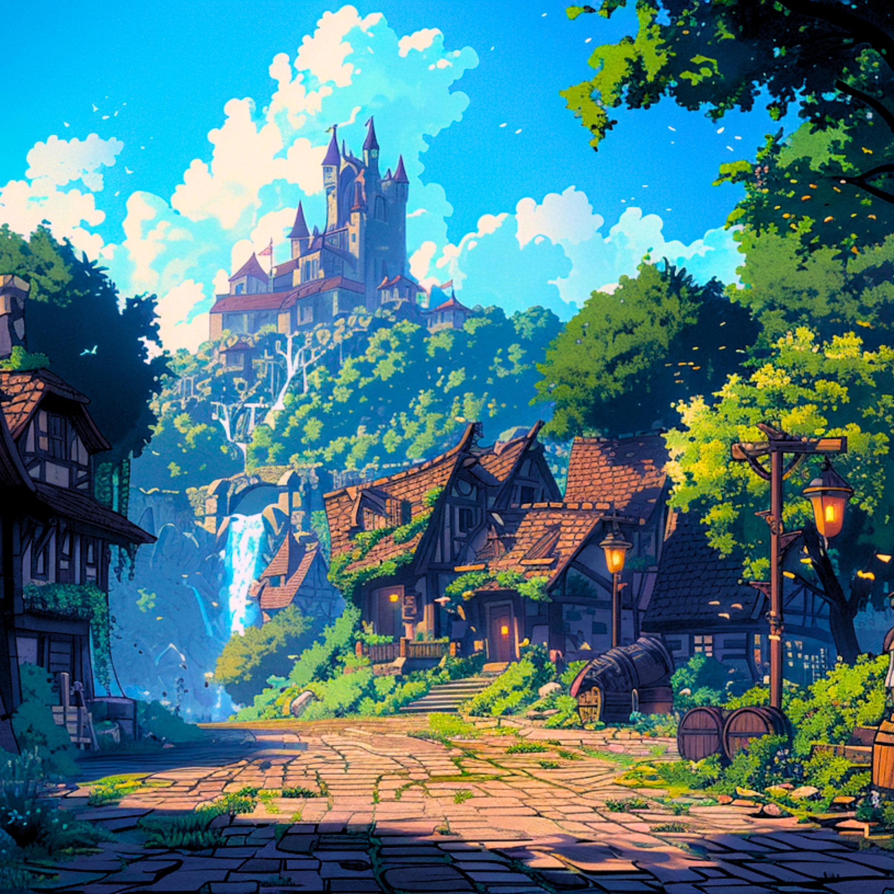 5 Fantasy RPG Landscape Backgrounds – Digital Download Clipart - Etsy